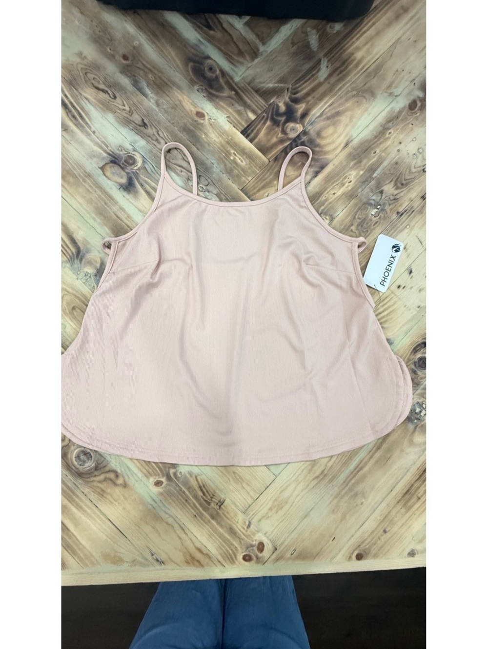 Phoenix Paros Open Side Cami Blush Pink 2X 0936